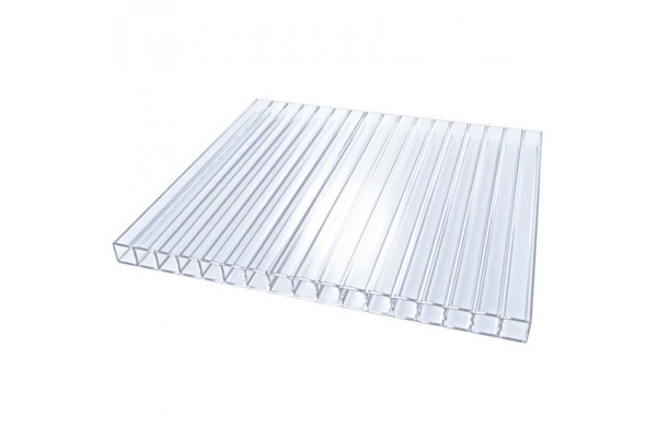Сотовый поликарбонат TitanPlast T10 прозрачный 2100*6000*4 мм., 0,55 кг/м.кв. Сотовый поликарбонат TitanPlast T10 прозрачный 2100*6000*4 мм., 0,55 кг/м.кв.