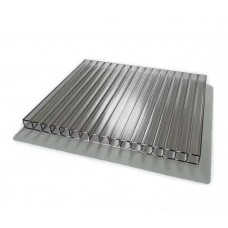 Сотовый поликарбонат TitanPlast T графит 2100*6000*6 мм., 0,77 кг/м.кв.